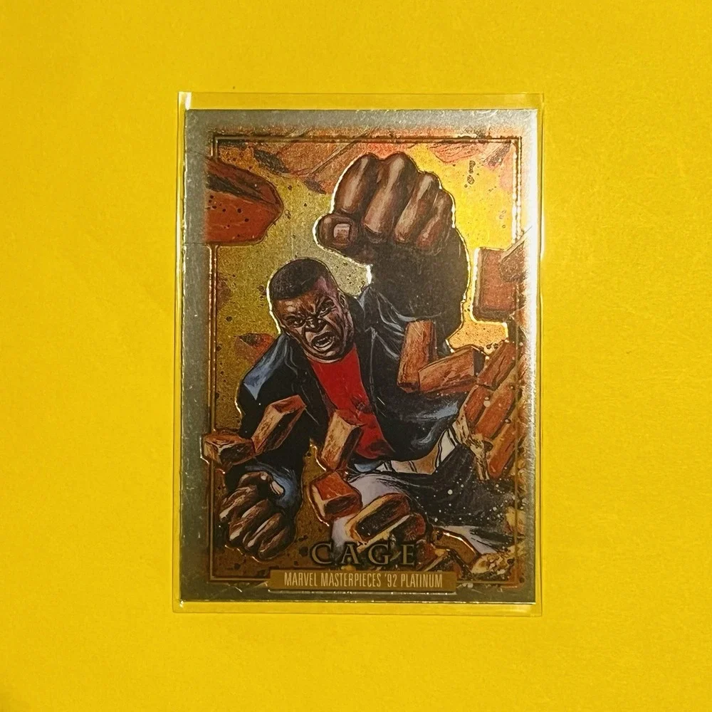 2024 Upper Deck Marvel Masterpieces '92 Platinum Luke Cage Base Card #17